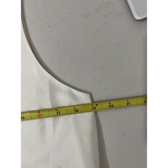 Naked Zebra Peplum Hem Sleeveless Blouse Size Small - Picture 10 of 11